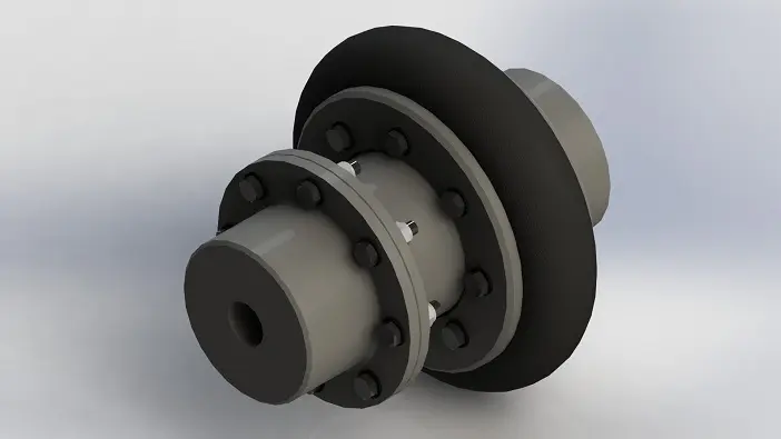 Acoplamento de borracha flexível